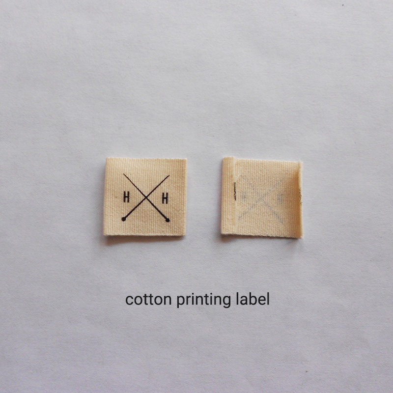 cotton printing label